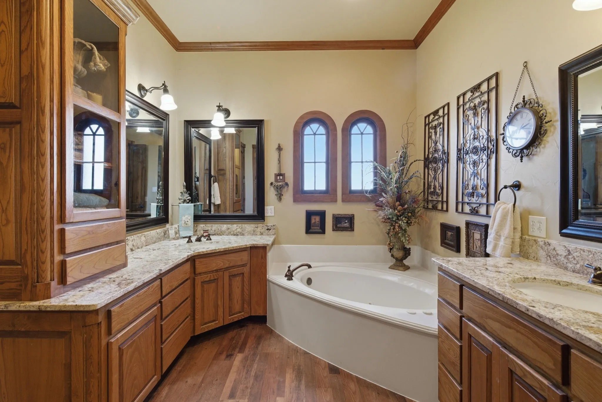 The Spa Bath · Soaking Tub & Expansive Shower