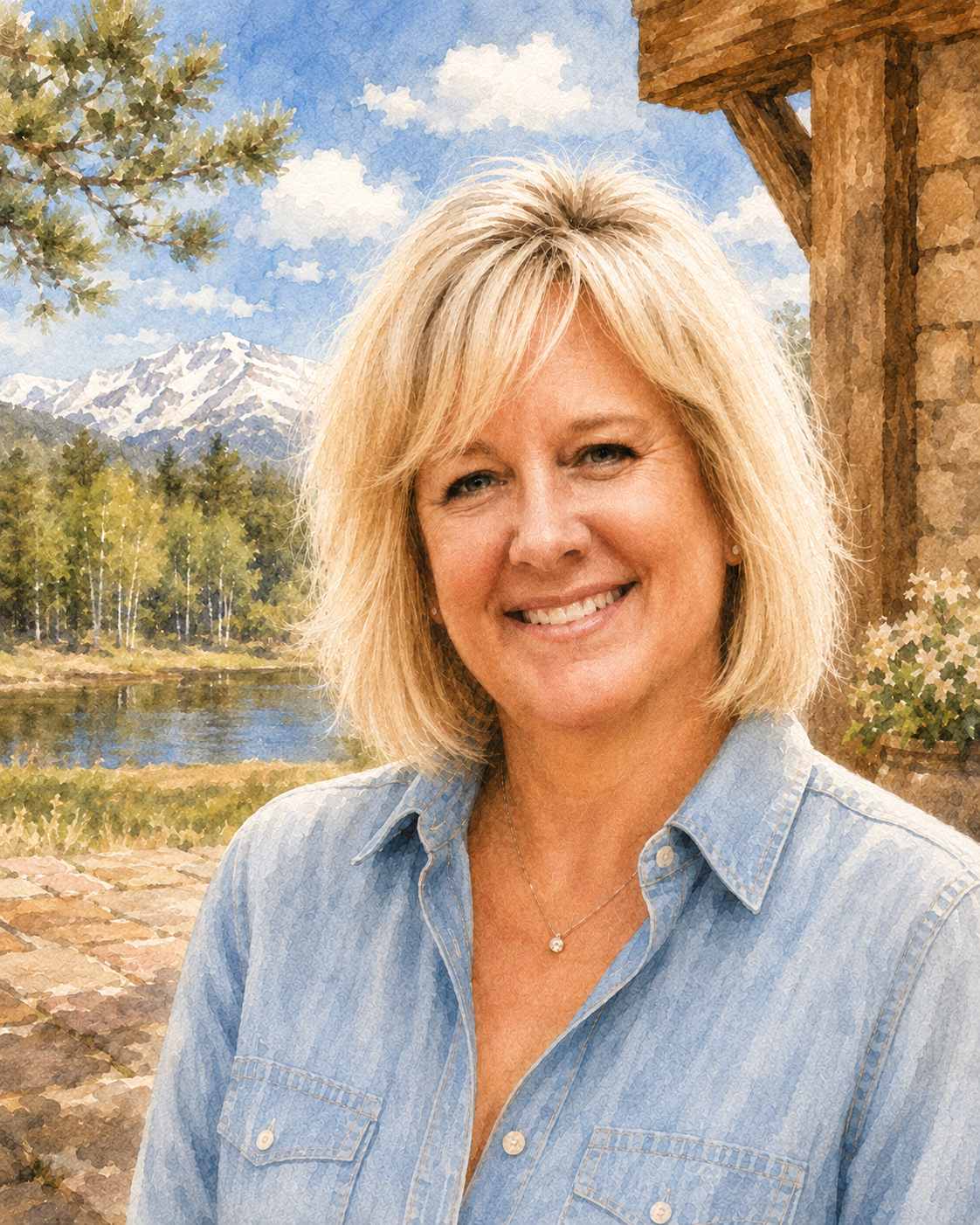 Kim, founder of Cowgirl Home and Ranch and Home and Ranch Living