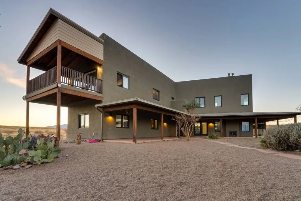 Vera Earl Canyon Estate main house in the Sonoita, Arizona high desert wine country