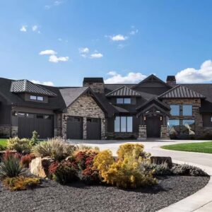 Craftsman Home Plan with Vaulted Great Room, Angled 4-Car Garage & Optional Lower Level – 4,670 Sq Ft