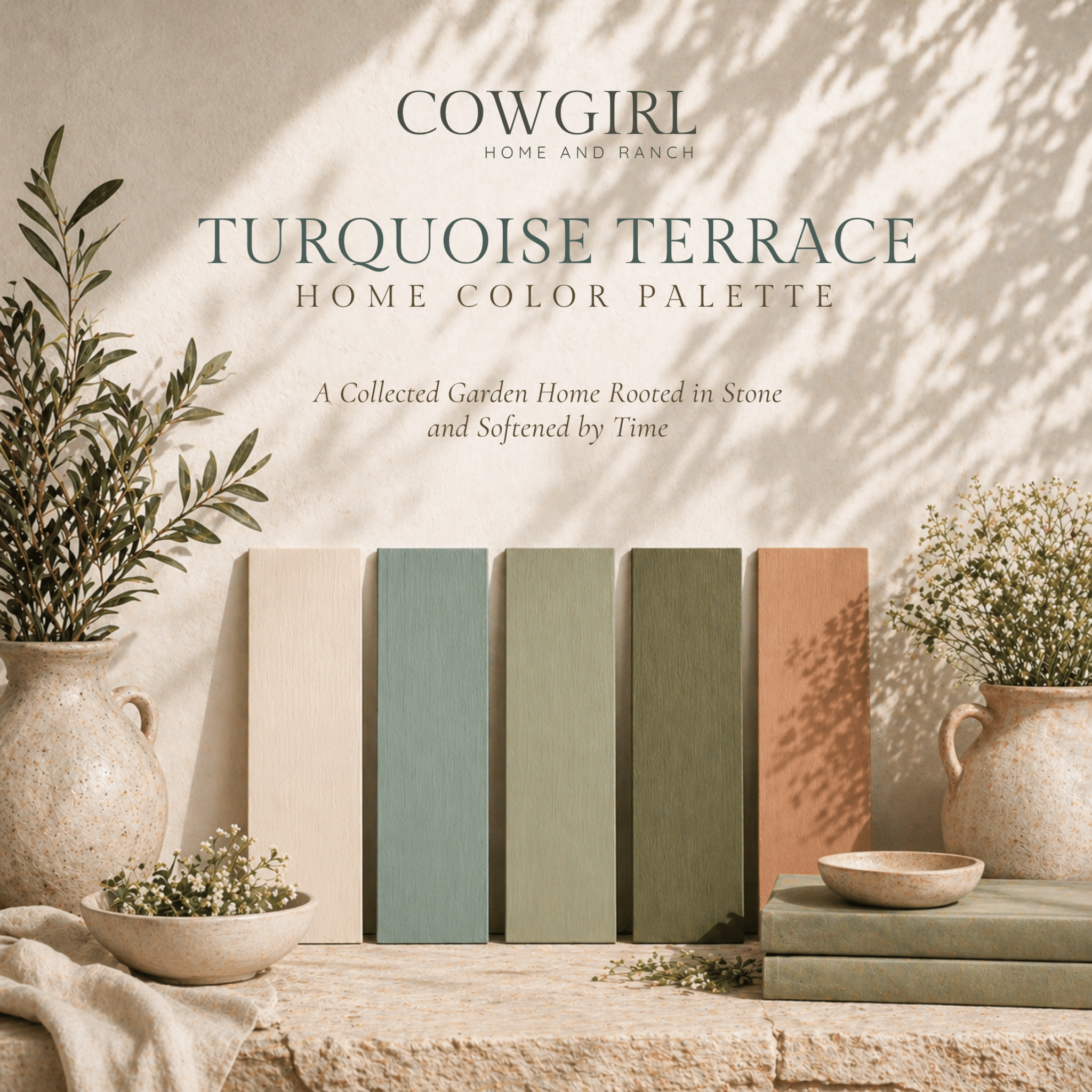 Turquoise Terrace southwestern color palette