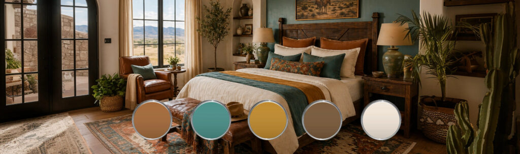 Western color palettes for ranch homes and barndominiums