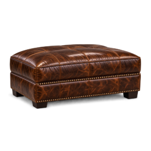 Gaia Leather Ottoman (TEST)