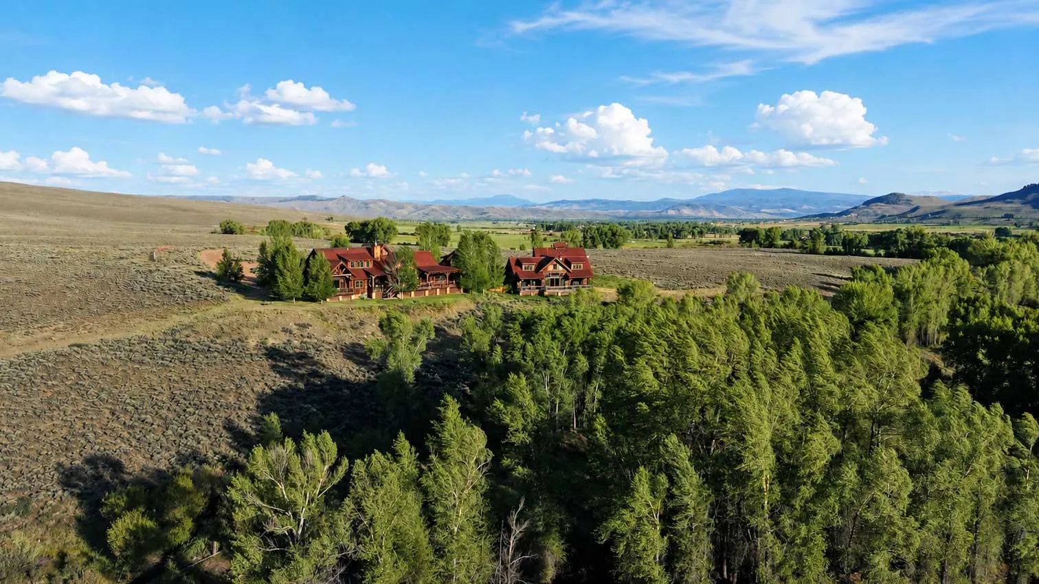 Eagle Ridge Ranch Homestead #2 set in the Ohio Creek Valley beneath the mountains near Gunnison, Colorado