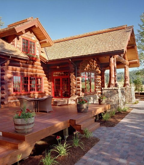 Caribou Creek Log & Timber home