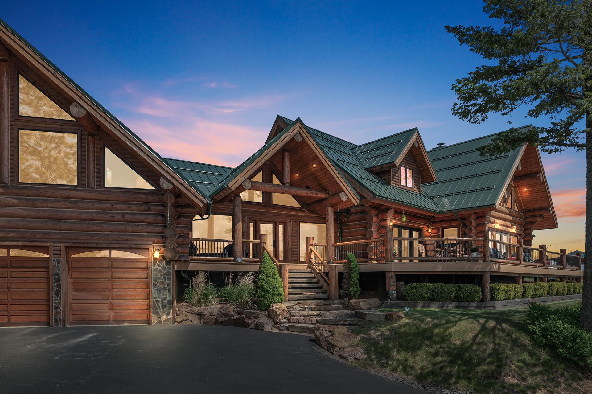 Evening sky over Painted Rose Ranch in north Idaho