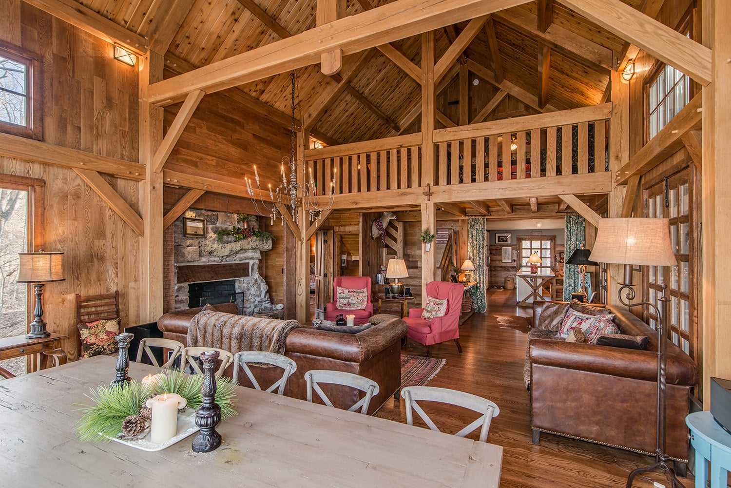 Homestead Timber Frames home