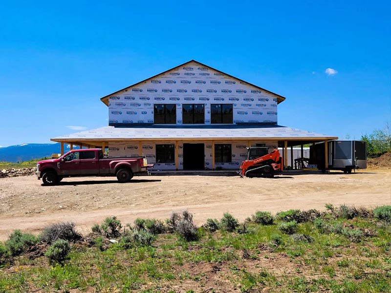 Black Wolf Construction home