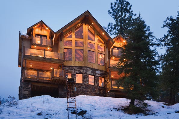 PrecisionCraft Log & Timber Homes home